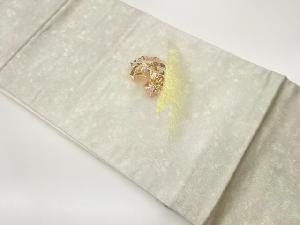 螺鈿金彩束ね熨斗に菊・桜模様名古屋帯